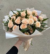 Букет Кремовые розы Латте в Жуковской