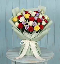 Букет цветов из:  Розы в Жуковской
