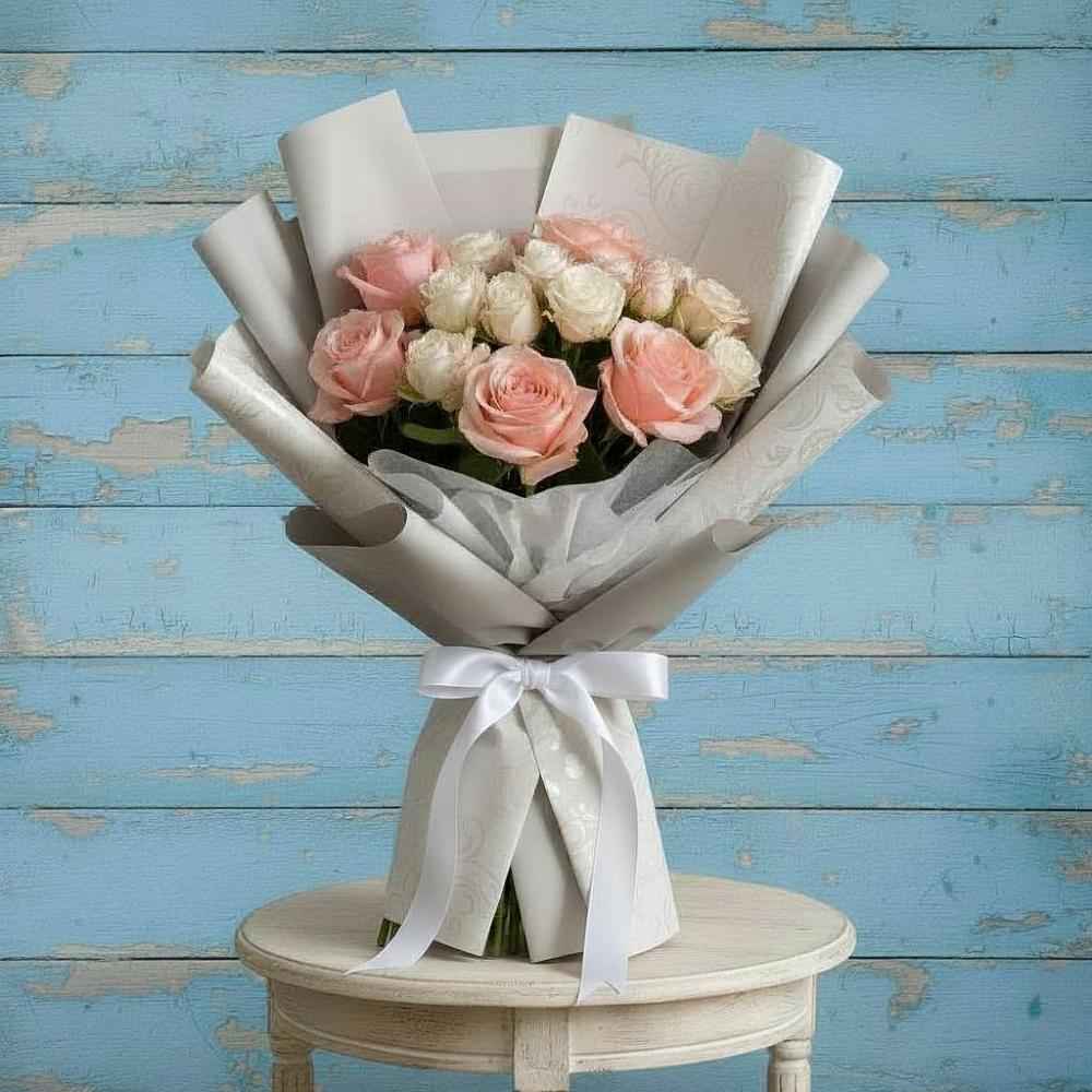 Букет цветов из: Розы в Жуковской