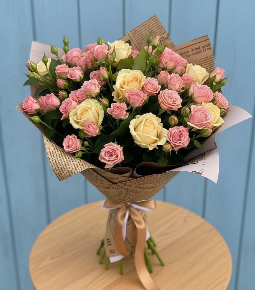 Букет цветов из: Розы в Жуковской