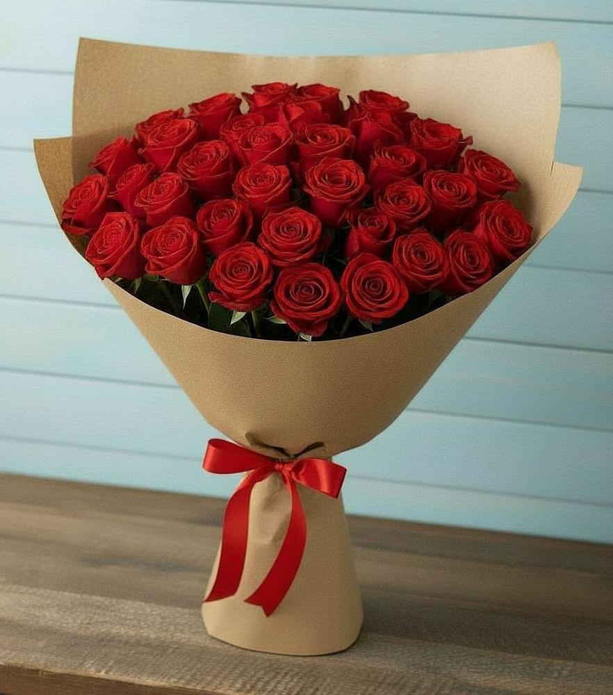 Букет Красные розы Милано в Жуковской