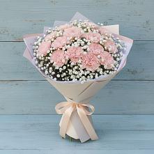 Букет цветов из:  Гвоздики в Жуковской