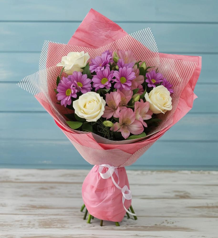 Букет цветов из: Герберы в Жуковской