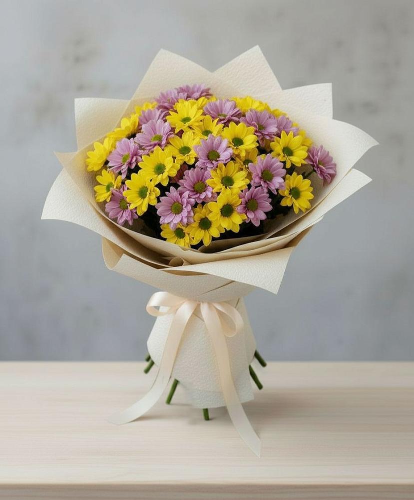 Букет цветов из: Хризантемы в Жуковской